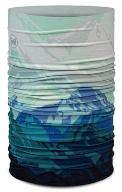 Buff Stretch Sciarpa Multifunzionale Scaldacollo Uomo Donna Adulti, Sciarpa, Tubolare, Multifunzionale, Collo e Testa, Corsa, Passeggiate, Escursioni, Sostenibile, Leggera, Taglia Unica, Blu