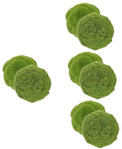 ADOCARN 8pcs Faux Balls Terrarium Decoration Balls Artificial Party Decorative Fake Adornment