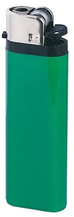 Set Accendini Personalizzati Con Logo o Nome - Personalizzabile a Pietra Focaia - Gadget con Personalizzazione a Stampa UV - Kit Idea Regalo Festa del Papà (Verde, 50 Pezzi)