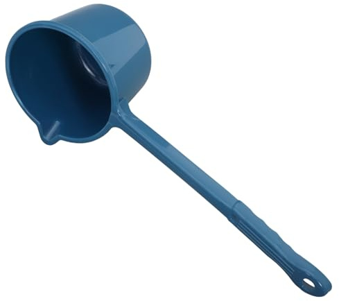UKCOCO Louche à Eau En Plastique à Long Manche Bleu, Pelle à Eau Ménagère Légère Et Solide, Utilisation Domestique Cuisine, Bain Et Jardin