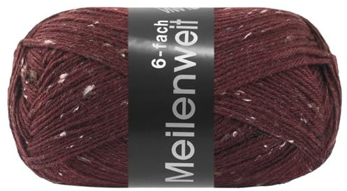 MEILENWEIT 6-fach 150g SPEZIAL uni 9684 - Burgund