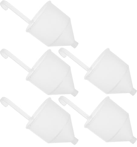 VALICLUD 5 Vasos Medidores de Viscosidad para Pintura Industrial, Embudos Pequeños de Copa de Viscosidad Reutilizables, Herramienta de Prueba de Consistencia para Barniz y Laca, Uso