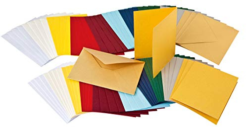 VBS XXL 40er-Pack Doppelkarten mit Umschläge X-Mas DIN A6 Kartengestaltung Karte Einladungskarte Geburtstagskarte Postkarte Karten basteln