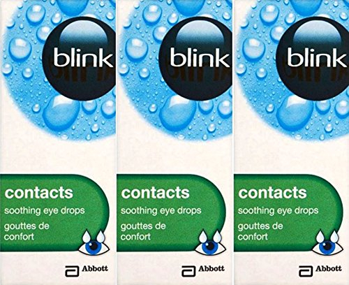 Blink Kontaktlinsen Beruhigend Augentropfen 10ml x 3 Packs