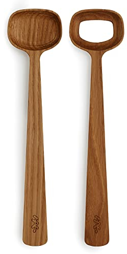 Kähler Salatbesteck Hammershøi Besteck skandinavischer Ausdruck, Holz