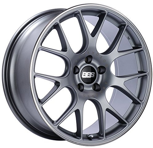 BBS CH-R Titanrad mit lackierter Oberfläche und polierter Edelstahlfelge (5 x 112 mm, 45 mm versetzt)