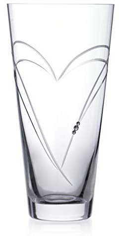 Diamante 5157.125 Mittlere Herzen Vase, Glas