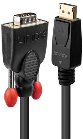 LINDY 41940 0.5m DisplayPort an VGA Kabel
