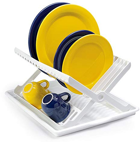 Glooke Selected Scolapiatti Con Vassoio Chiudibile Bianco Cm37.5X32.5X20