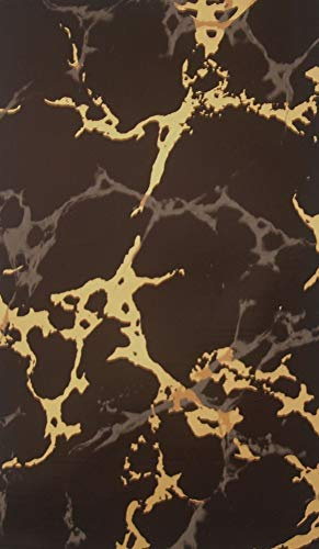Wachsverzierfolien gold Anzahl 1 Stück, Größe 225 x 90 mm, Farbe schwarz/gold/grau
