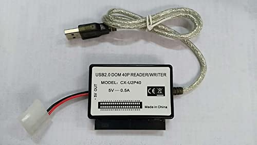 Onefavor 40/44 Pin IDE to USB Reader, Disk on Module Adapter, Micro IDE Reader, Hard Drive Adapter USB 2.0