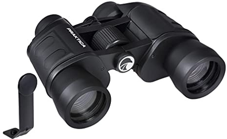 Praktica Falcon - Binocolo a prisma Porro da 8 x 40 mm e adattatore per treppiede, lenti completamente rivestite, struttura robusta, telaio in alluminio, bird watching, vela, escursionismo, visite