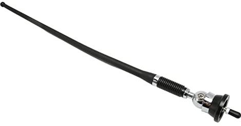 Autoantenne 4,9 Ft, Autoradio Passive Antenne Eingebauter Verstärker, Gummi-Enten-Dipol Flexible Mast FM AM-Antenne für Fahrzeug-Auto-LKW