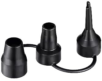 EVKILKJS Air Pump Replacement Nozzles, 3 Sizes Plastic Nozzle Head, Accessory for Inflatables, Air Pump Inflator Adaptor for Air Bed, Mattress etc.