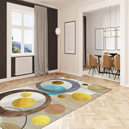 LIJIAO Teppich Läufer, Küchenmatte 50 x 270 cm rutschfest Pflegeleicht In & Outdoor Camping Design Teppich Läufer Erhältlich in vielen Größen für Flur & Wohnraum, A