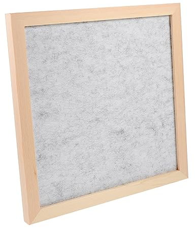 AOKWAWALIY Filz-Wandtafel, sechseckig, Kinder-Kunst-Display, 1 Holzrahmen, Nachrichtenbrett, Filztuch, Perlglanz, Kinder-Make-up, Lernwerkzeuge, Filz-Fototafel, Kinder, DIY-Memoboard