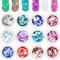 BISHENGYF Paillettes Corps, 12 Couleurs Visage【Mise à Niveau Paillettes Festival】Poudre Paillettes Ongles Nail Art, Maquillage Paillettes Holo pour Yeux, les Cheveux, Bricolage Manuel Enfant Glitter
