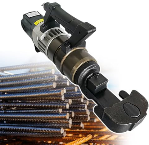 pealiritansemen Cintreuse Électrique pour Barres D'armature, Cintreuse Hydraulique pour Barres D'armature, pour Plier Les Câbles en Acier, Angle De Cintrage 0-120°, Diamètre De Cintrage 8-25 Mm,A-22