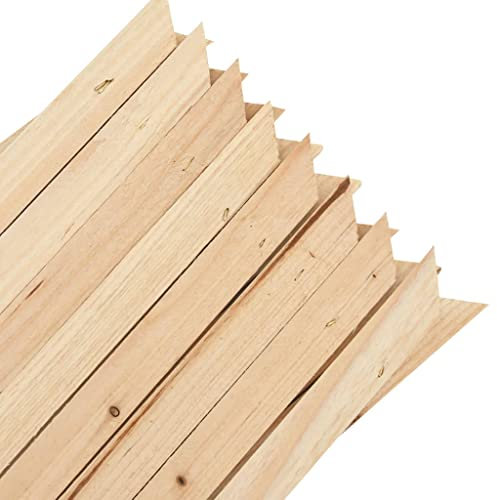Holzgartenzaun, Firwood -Gitter -Paneele 180x60 cm, Ausziehbare Barriere für Pflanzen, Haustiere und Privatsphäre ohne Versammlung Erforderlich