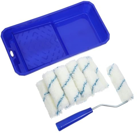 DIYEAH Cepillos De Rodillo Fundas Portátiles Para Rodillo De Pintura Cubiertas De Repuesto Suministros Para Pintar Casas