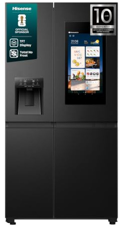 Hisense RS9P628GPFE Frigorífico/Congelador/Independiente/614L/38dB/ Eficiencia: E/ConnectLife Hub/Dispensador de hielo y agua/Protección antibacteriana/Tablero de mensajes/Gran capacidad/Ancho x Alto