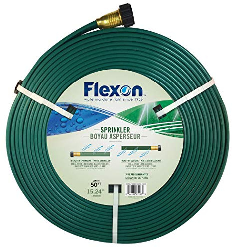 Flexon FS50 3-Tube Soaker/Sprinkler Hose, 50-feet