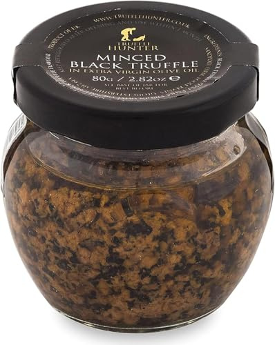 TruffleHunter - Minced Black Truffle - Preserved Truffles in Extra Virgin Olive Oil - 80g