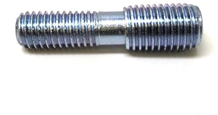 Universal Auspuff Krümmer Stehbolzen Adapter M8 auf M10 x 35 – passend für Roller, Scooter, Mofa, Moped – Auslass Adapter Gewindebolzen – Länge ca. 37,2 mm