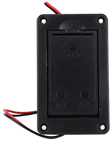 Gitarre 9V Batteriefach, 9V -Batteriehalter -Kistenkastenabdeckung für Guitar Bass Active Pickup -Stecker Musikinstrument spielen Accessoires Musikinstrumentenzubehör