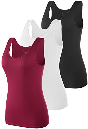 vislivin Débardeur Femmes Décontractés Extensibles Tank Top