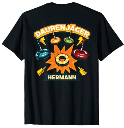 Daubenjäger Hermann Stockschütze Asphaltstock Stocksport T-Shirt