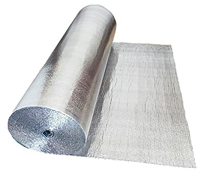 Aislante Térmico Reflexivo Aislamiento de lámina de burbujas Aislamiento de 5 mm Aislamiento de película de burbujas Barrera térmica Rollo de aislamiento de polietileno reflectante Sin rasgaduras, ba