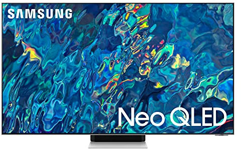 Samsung TV Neo QLED QE55QN95BAT Smart TV 55 Neo QLED 4K UHD, Alexa e Google Assistant integrati, Bright Silver, 2022, DVB-T2 (Ricondizionato)