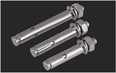 Sechskantschraube Hülse,Ankerbolzen, Expansionsschraube aus Edelstahl 316, M6, M8, M10, M12, lang, for Klimaanlage, TV-Fenster (Länge: M6 x 60, 8 Stück) (Größe: M6 x 80, 7 Stück) ( ( Size : M6X70 7pcs