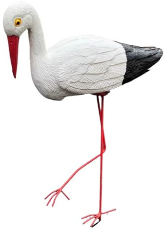 GMM Décorations de jardin, Statues de jardin, Statues de jardin, Statues ornementales de jardin, divers modèles (Grue blanche)