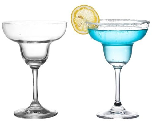 FYBlossom 2 Stück Martini Gläser Cocktailgläser Set| Martinigläser Longdrinkgläser Bar Zubehör| Bruchsicher & Elegantes Design Cocktail Gläser| Cocktail Trinkgläser Für Gefrorene Getränke