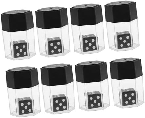 Alasum 10stücke Würfel Trickrequisiten Für Bühnenwürfelspiele Mit Filigranen Würfeln Tragbare Würfelrequisiten Gimmick-Spielzeug Und Würfeltrickspielzeug Zubehör