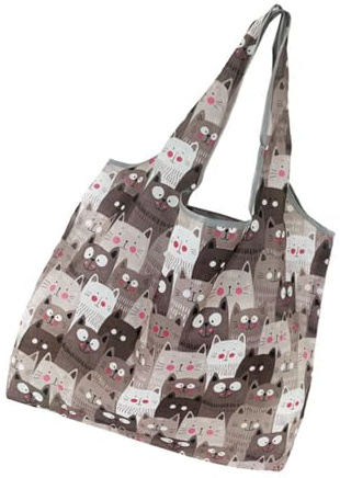 HUAJINGKEJI Modische Taschen, große Kapazität, faltbare Einkaufstasche, wasserabweisend, wiederverwendbar, waschbar, Einkaufstasche für Outdoor, Camping, Reisen, Handtasche