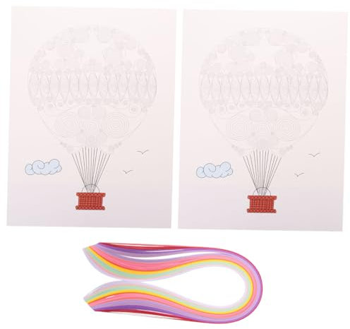 NUOBESTY Handgemachtes Material-kit Papier-quilling-set Quilling-wickelwerkzeug Für Bastelset