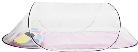 Moskitonetz Pop Up Einzelbett, 200 x 80 x 56 cm Moskitonetz Reise Faltbares Mosquito Netz Reise Ohne Aufhängung Familien-Moskitonetzbett Ideal für Camping, Reisen & Zuhause(Schwarz)