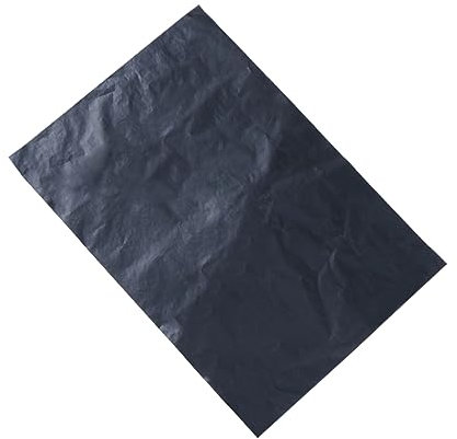 HOMSFOU 50stücke Graphit-transferkohlepapier Schwarzes Kohlepapier zum Übertragen von Mustern Holz Glas Metall Papier Leinwand Keramik Transparentpapier mit Kohlepapier für Brandmalerei