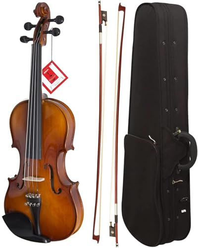 Full Size Violin, Full Size with Strings and Rosin, Full Size Violin for Beginners (4/4CVN-300)