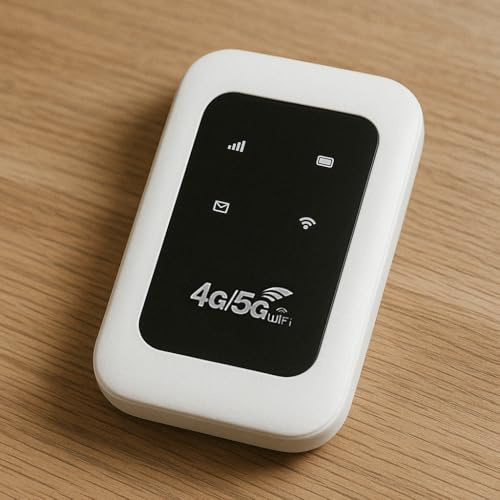 Modem 4G Portable Débloqué – Routeur WiFi Mobile avec Batterie Rechargeable – Compatible Cartes SIM Tous Opérateurs – Hotspot Internet Haut Débit pour Maison, Bureau et Voyage