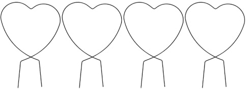 Milisten Ensemble de 4 Treillis pour Plantes Grimpantes en Fer Forme Cœur, Support pour Pots D'intérieur et Extérieur, Treillage Incurvé Solide et Anti-Corrosion, Treillis pour Jardinière,