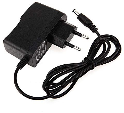 CABLEPELADO Fuente de alimentación para cámara DC 12 V 1 A Seguridad CCTV Negro