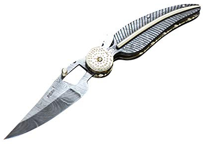 Handmade All Damascus Folding knife - Work of Art
