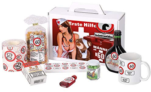 Lustapotheke® Erste-Hilfe-Koffer für den Mann ab 60 (8 teilig)