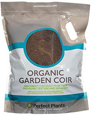 Perfect Plants Organic Garden Coir | 8qt. Premium Garden Coir | Can Be Used as Soil Amendment or Potting Medium