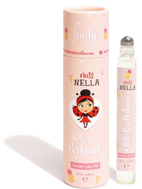 Miss Nella Sweet Like Me- Sicher & frei von Giftstoffen Roll-On Parfüm für Kleinkinder, Kinder und Teenager, basierend auf einer natürlichen Formel