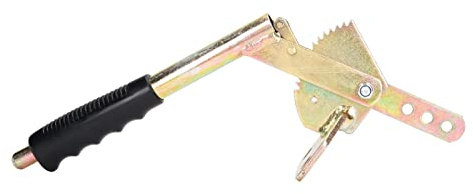EBTOOLS Palanca de Freno de Mano Acero (Proceso Galvanizado) Mango Antideslizante Acero Galvanizado Universal para Remolque Autocaravana Caravana Mango Parque